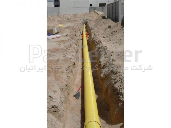 لوله زهکش دو جداره upvc